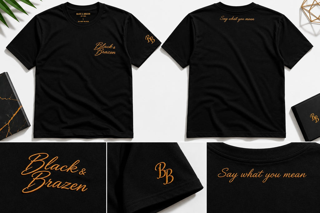 Black and Brazen Signature Tee