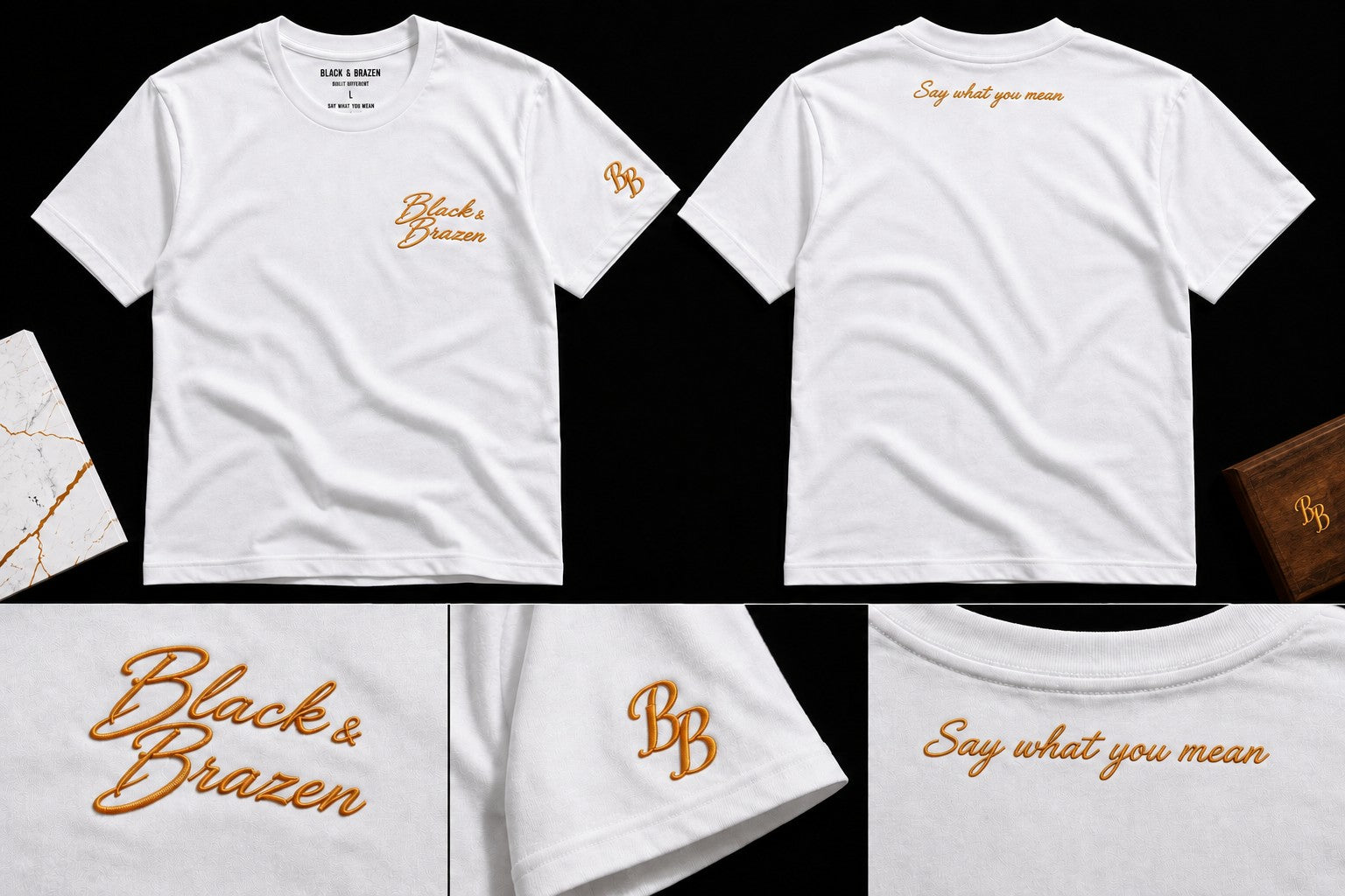 Black and Brazen Signature Tee
